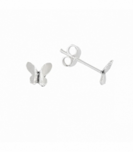 Boucles d’oreilles Argent Papillon. Prix Paire