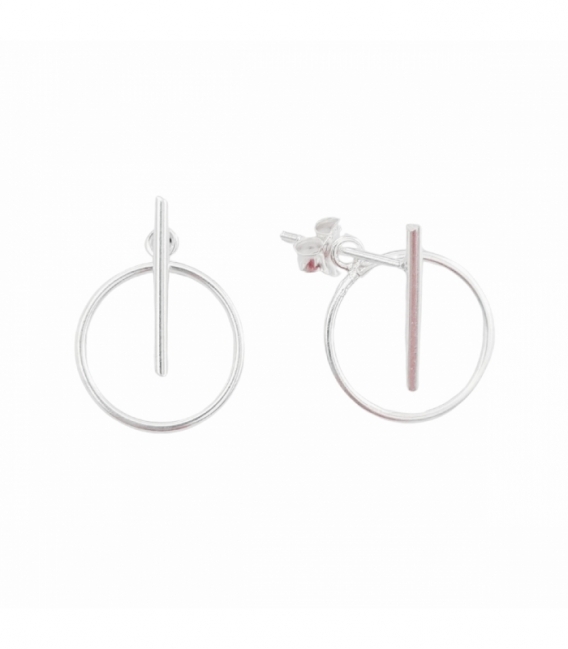 Boucles d'oreilles Argent Cercle Prix Paire