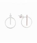 Boucles d'oreilles Argent Cercle Prix Paire