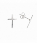 Boucles d'oreilles Argent Croix Prix Paire