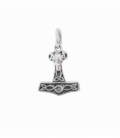 Pendentif Argent Marteau Thor 15mm