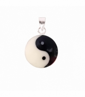 Pendentif Argent Yin Yang 12mm