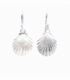 Boucles d'oreilles Coquille Perle