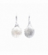 Boucles d'oreilles Coquille Perle