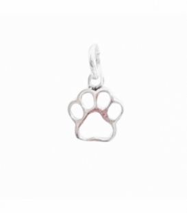 Pendentif Argent Empreinte Chien 10mm