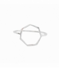 Anillo Plata Heptagono