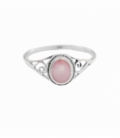 Anillo Plata Nacar Rosa