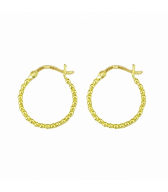 Boucles d'oreilles Argent 20mm Boules Recouvert Prix Paire